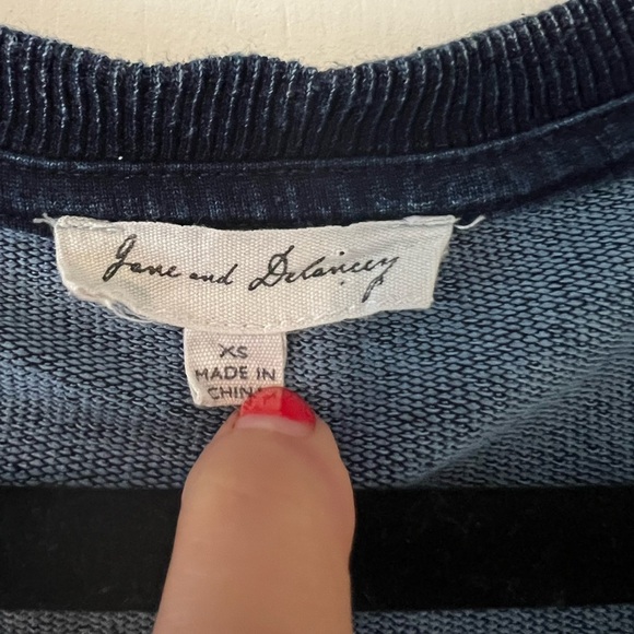 Jane and Delancey Navy Casual Dress size XS (i125) - Picture 2 of 11